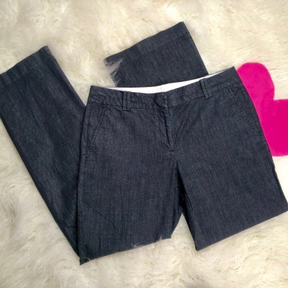 @ Loft sz 6 Julie Blue Pants Straight Leg
